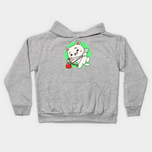 Cupid Cat 1 Kids Hoodie